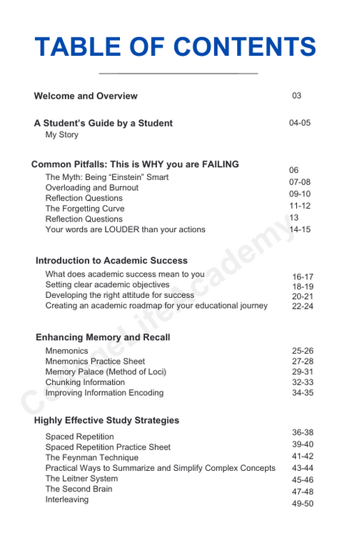 The 4.0 Blueprint: Learn How A+ Students Study